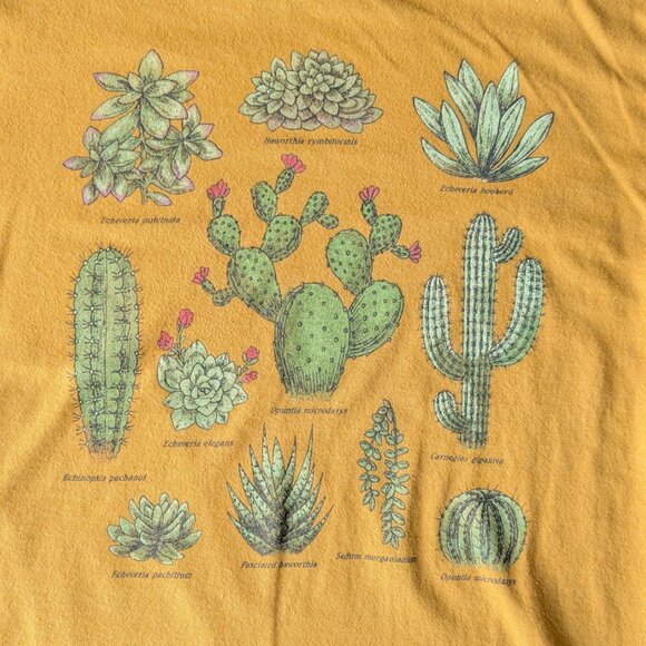 Fifth Sun and Doe Flowers Mushrooms Cacti Graphic Tee Bundle small medium - Picture 13 of 16